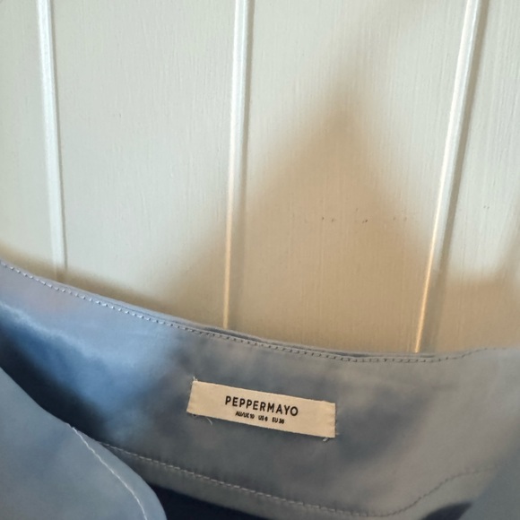 Peppermayo Light Blue Silk Maxi Dress - Picture 5 of 5